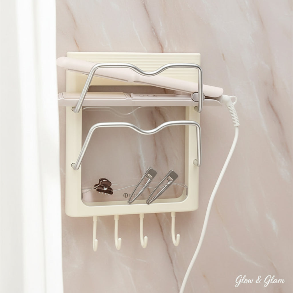 Wall-Mounted Hair Tool Organizer