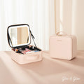 LED Mirror Travel Makeup Case