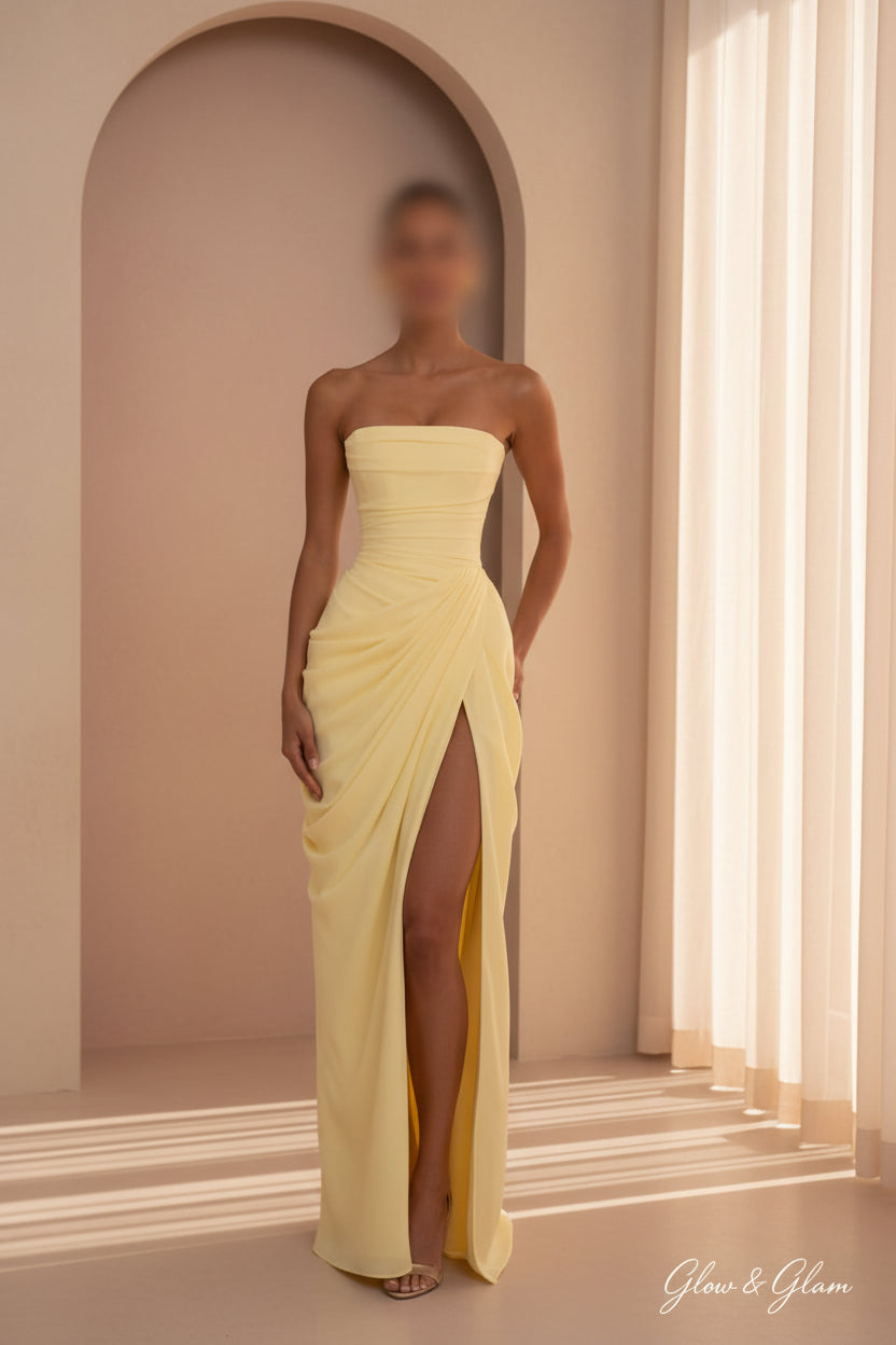 Satin Halter Maxi Dress